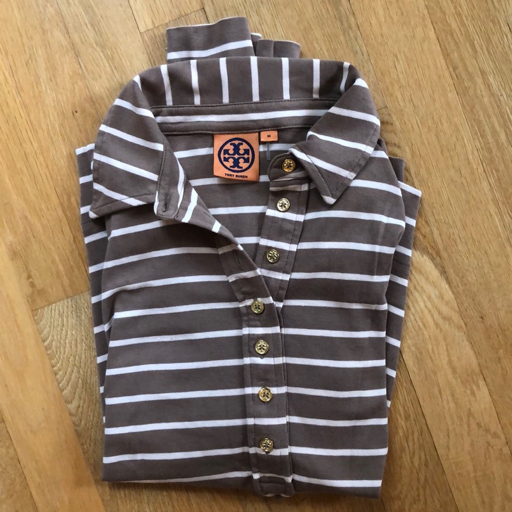 Tory Burch Long Sleeve Polo